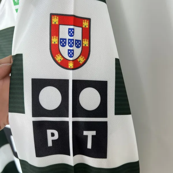 Camisola Retro Sporting 01/03 Manga comprida - Vista 5