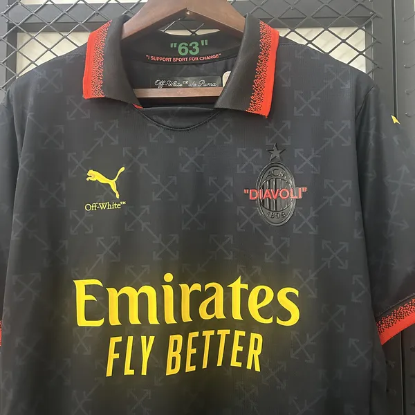 Camisola AC Milan Co-Branded Edition 2025/26 - Vista 4