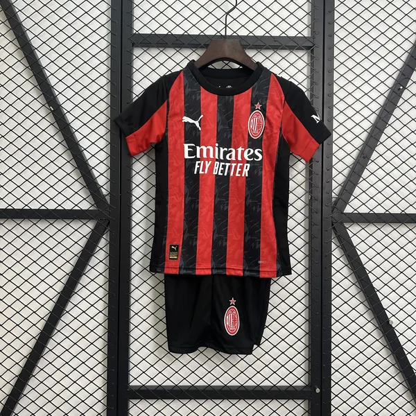 Kit Criança AC Milan Principal 2025/26
