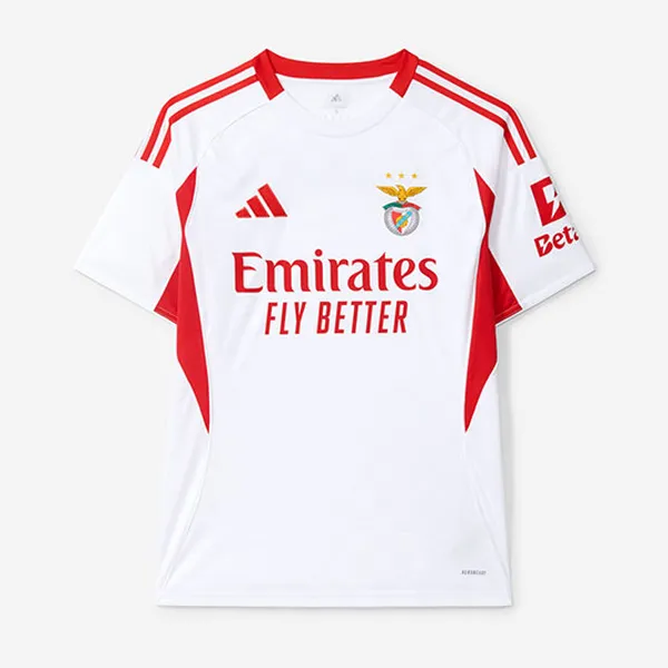 Camisola Alternativa Branca SL Benfica 2025/26 - Vista 3