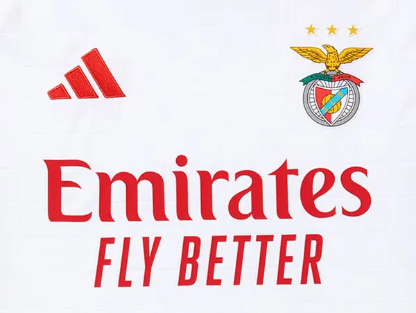 Camisola Alternativa Branca SL Benfica 2025/26 - Vista 5